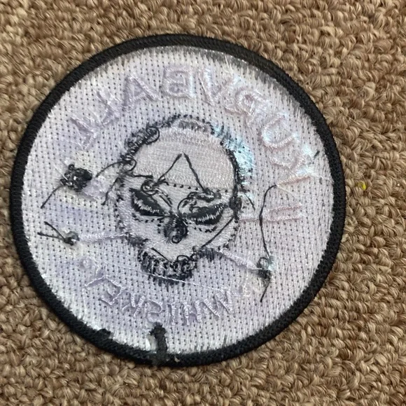 Kurvball Whiskey Skull Patch - Picture 2 of 2